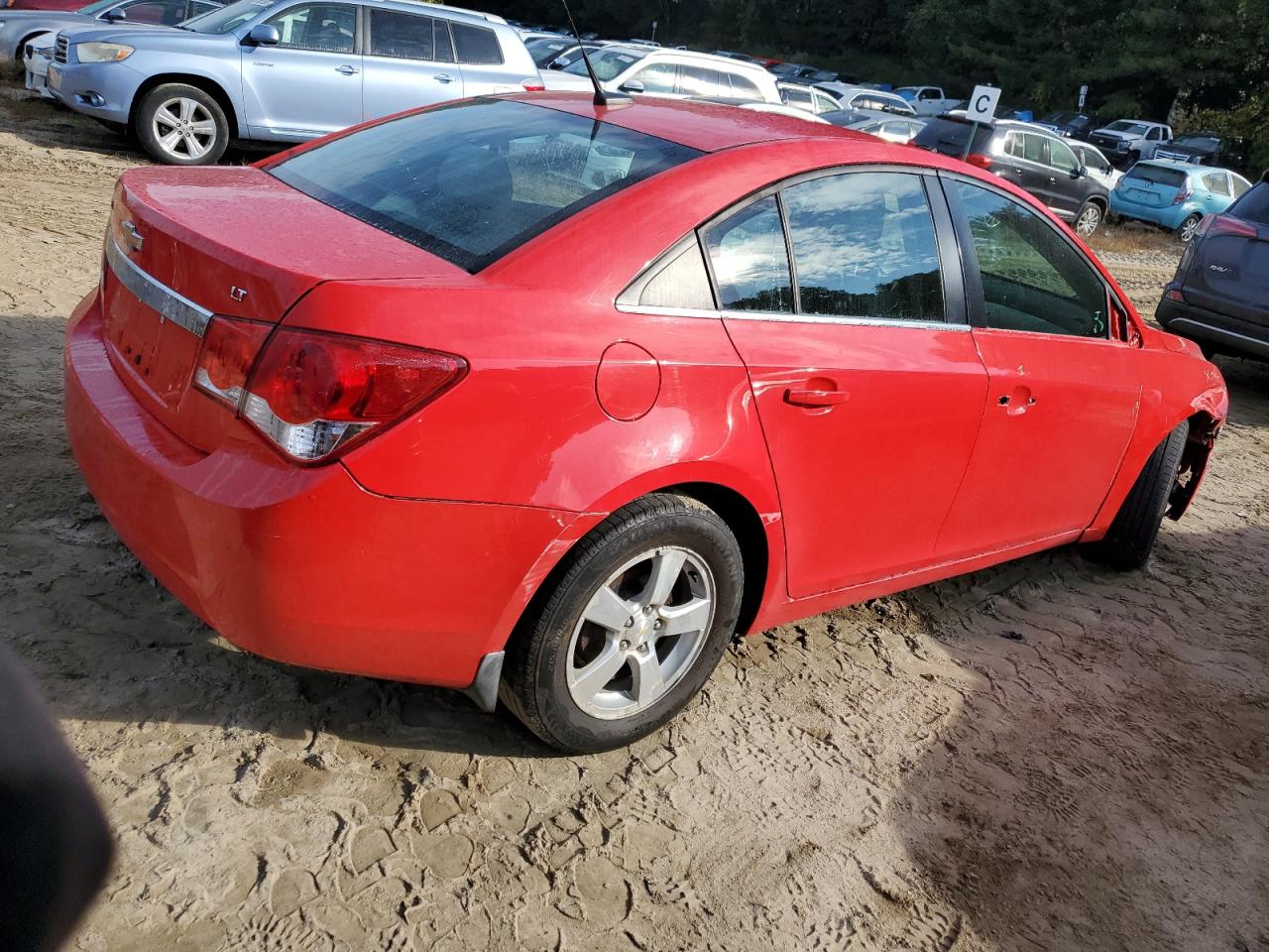 Изображение 3 2014 CHEVROLET CRUZE LT 2014 с VIN 1G1PC5SB4E7164277
