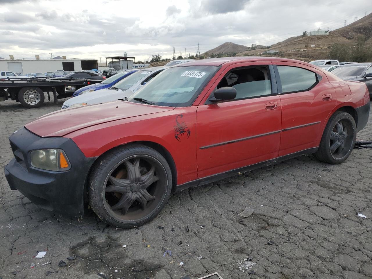 Image 1 of 2007 DODGE CHARGER SE 2007 with VIN 2B3KA43R77H734598