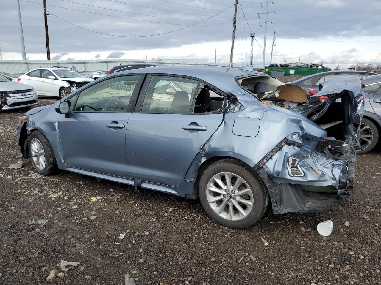 Image 2 of 2020 TOYOTA COROLLA LE 2020 with VIN JTDVPRAE0LJ078437