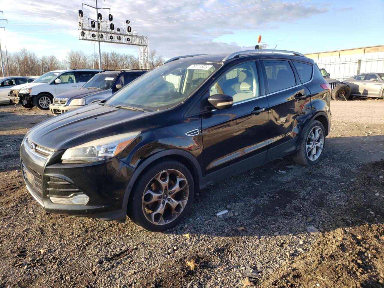 Image 1 of 2014 FORD ESCAPE TITANIUM 2014 with VIN 1FMCU0J96EUA94752