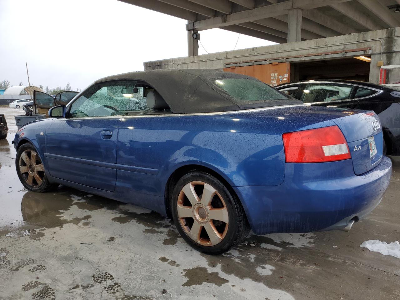 Image 2 of 2005 AUDI A4 QUATTRO CABRIOLET 2005 with VIN WAUDT48H55K011661
