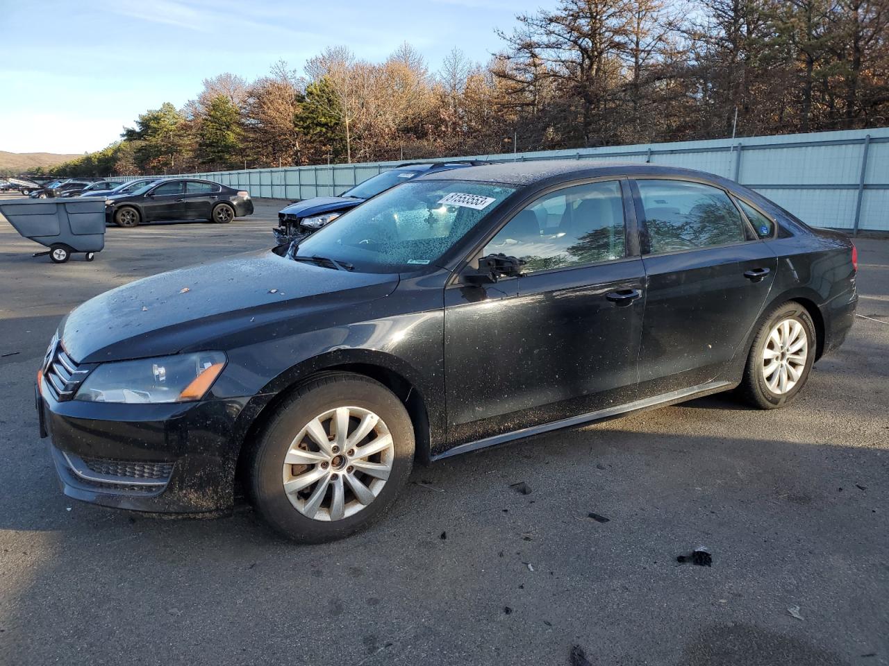 Image 1 of 2012 VOLKSWAGEN PASSAT S 2012 with VIN 1VWAP7A36CC015703