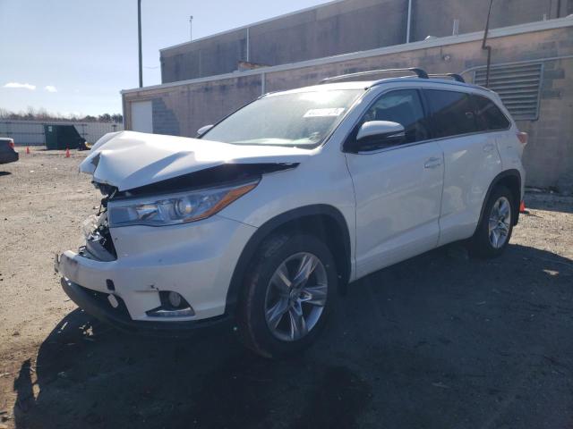 Image 1 of 2015 TOYOTA HIGHLANDER LIMITED 2015 with VIN 5TDDKRFH8FS107770