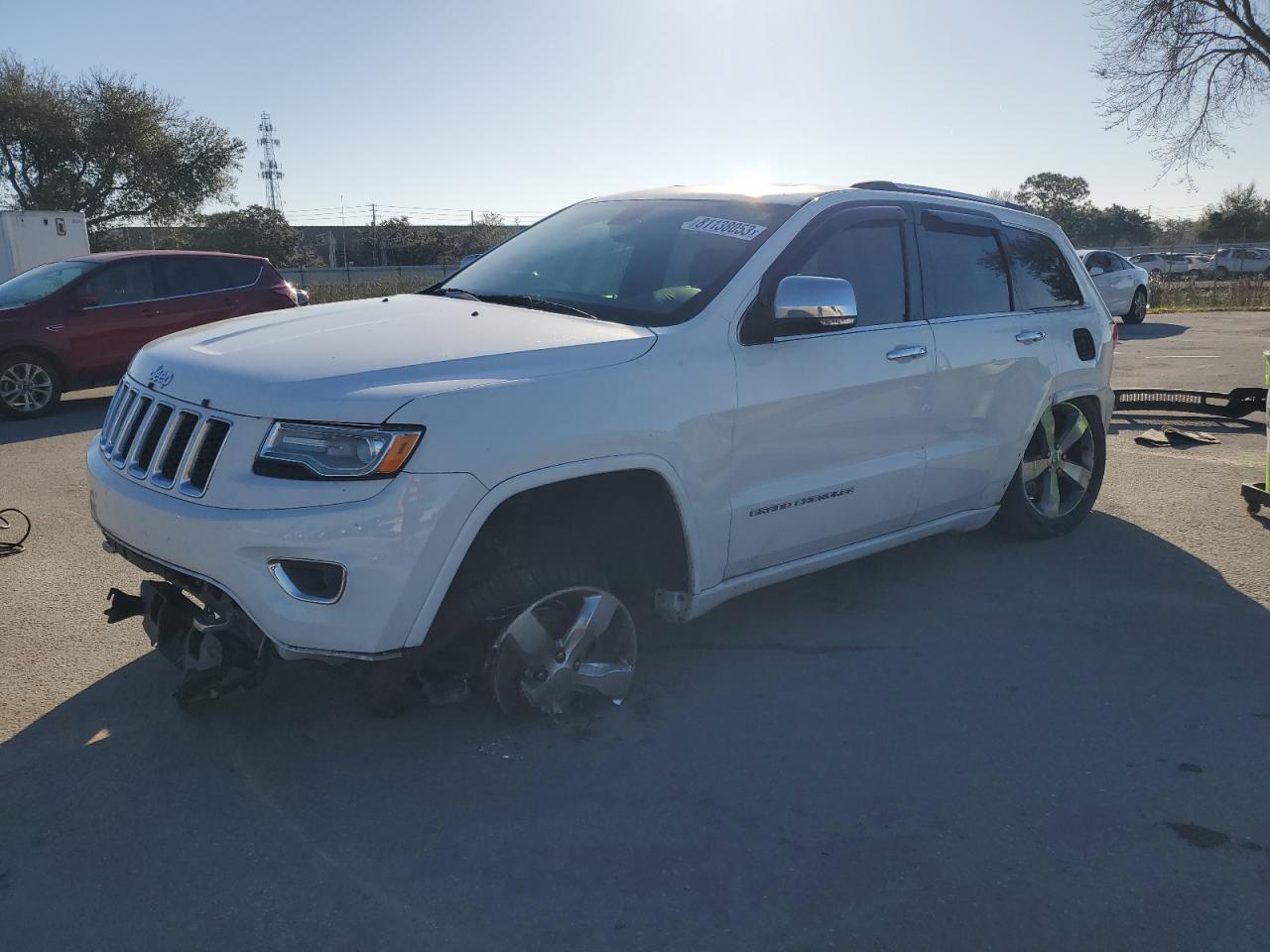 Image 1 of 2014 JEEP GRAND CHEROKEE OVERLAND 2014 with VIN 1C4RJFCG2EC538933
