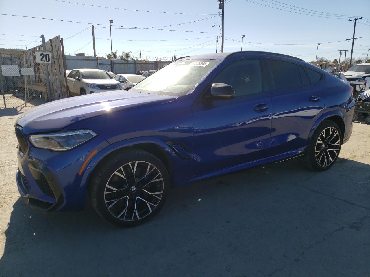 Image 1 of 2020 BMW X6 M 2020 with VIN 5YMCY0C03L9C70366