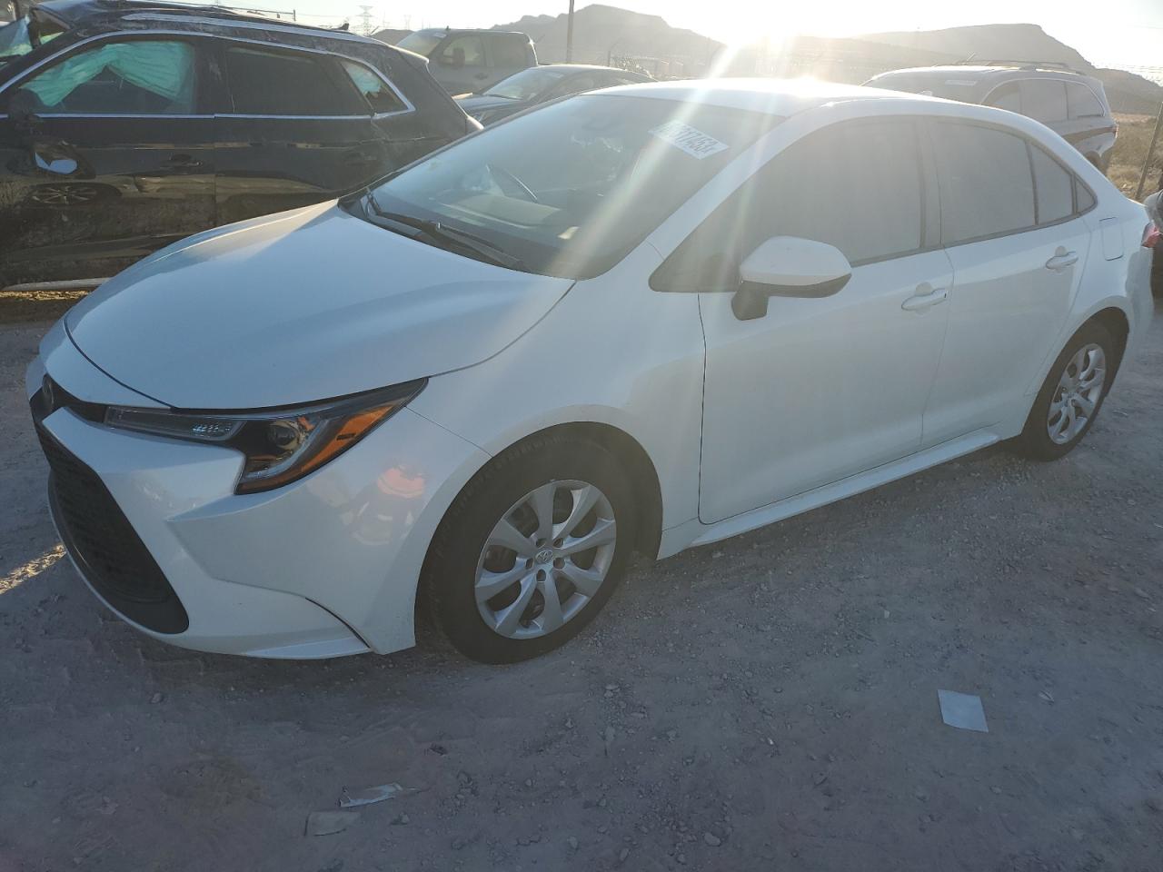 Image 1 of 2020 TOYOTA COROLLA LE 2020 with VIN 5YFEPRAE8LP065754