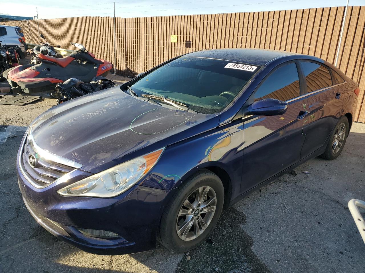 Image 1 of 2013 HYUNDAI SONATA GLS 2013 with VIN 5NPEB4ACXDH648888