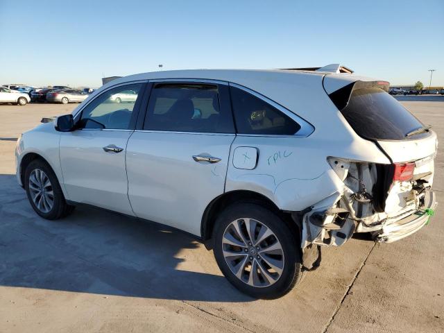 Image 2 of 2016 ACURA MDX TECHNOLOGY 2016 with VIN 5FRYD4H44GB061299