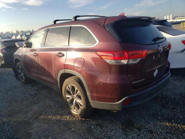 Изображение 2 2019 TOYOTA HIGHLANDER LE 2019 с VIN 5TDZZRFH0KS329974