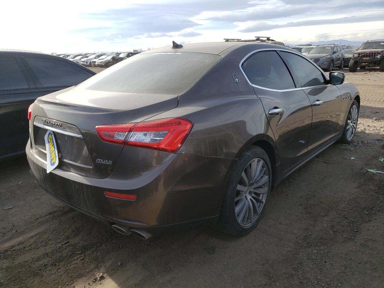 Image 3 of 2014 MASERATI GHIBLI  2014 with VIN ZAM57XSA1E1090191
