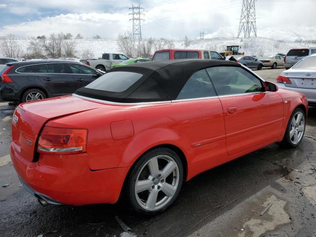 Изображение 3 2007 AUDI A4 S-LINE 2.0T CABRIOLET QUATTRO 2007 с VIN WAUEF48H67K015667