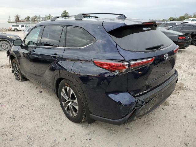 Image 2 of 2022 TOYOTA HIGHLANDER XLE 2022 with VIN 5TDGZRAH5NS546827