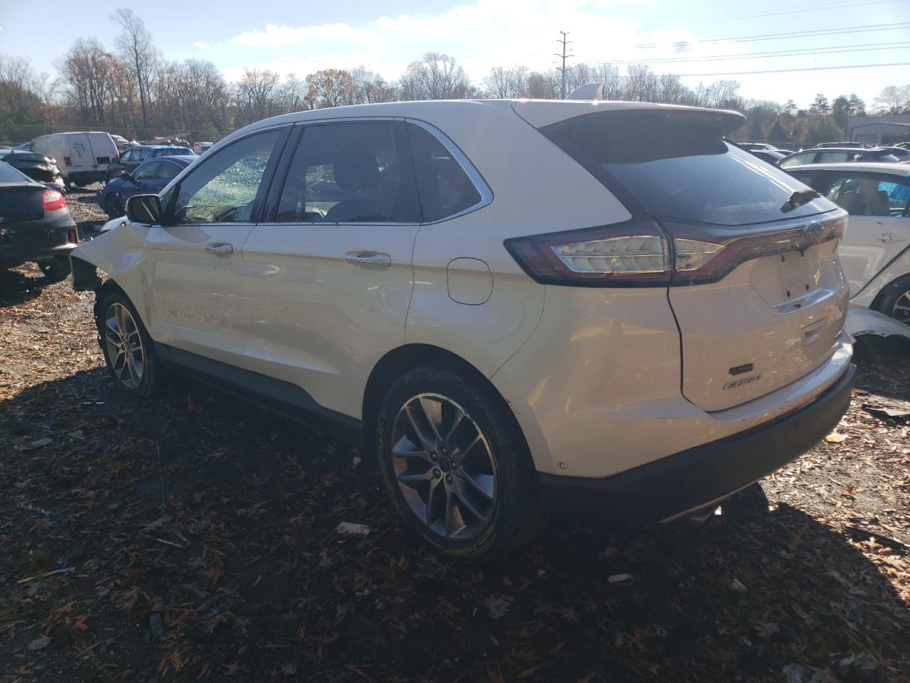 Image 2 of 2016 FORD EDGE TITANIUM 2016 with VIN 2FMPK3K92GBB48869