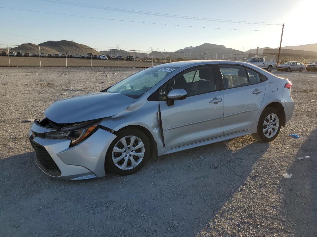 Image 1 of 2020 TOYOTA COROLLA LE 2020 with VIN 5YFEPRAE3LP146404