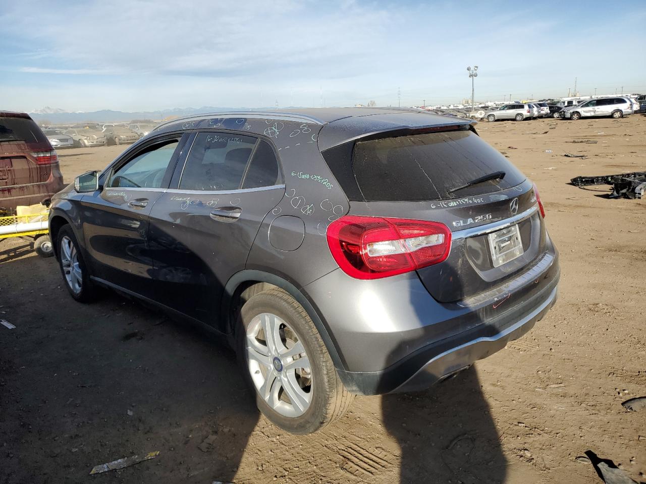 Image 2 of 2018 MERCEDES-BENZ GLA 250 4MATIC 2018 with VIN WDCTG4GB9JJ373423