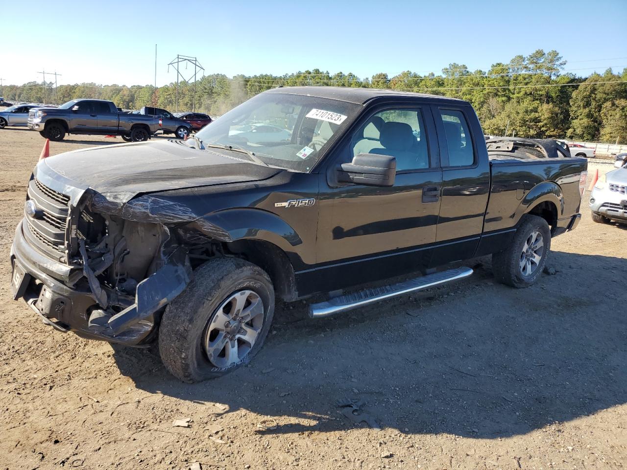 Image 1 of 2013 FORD F150 SUPER CAB 2013 with VIN 1FTFX1EF3DKE85916