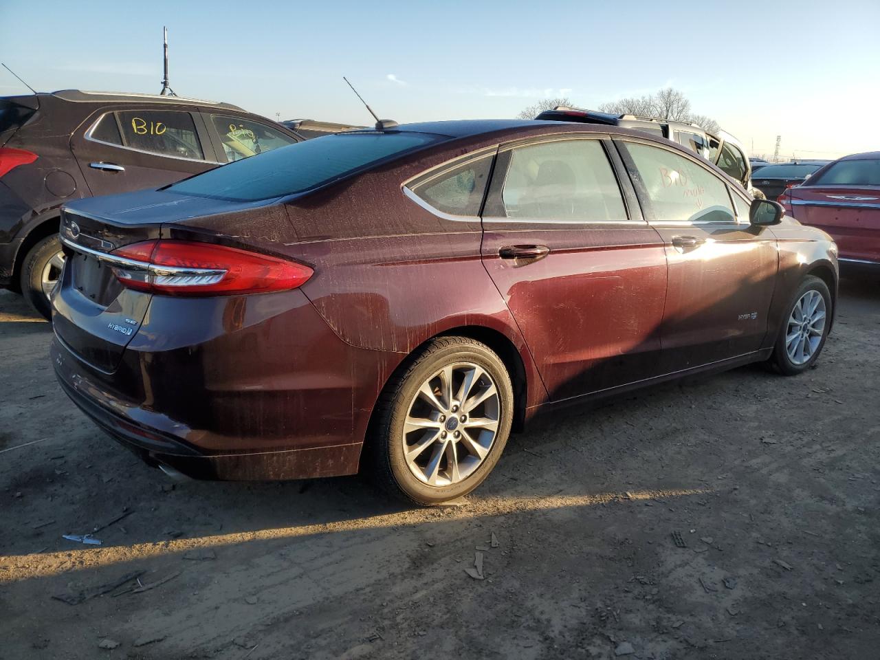Изображение 3 2017 FORD FUSION SE HYBRID 2017 с VIN 3FA6P0LU5HR250694
