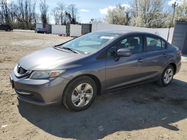 Image 1 of 2014 HONDA CIVIC LX 2014 with VIN 19XFB2F52EE259560
