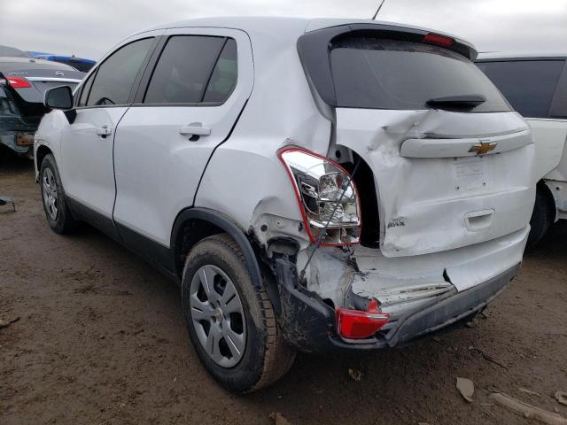 Image 2 of 2017 CHEVROLET TRAX LS 2017 with VIN 3GNCJKSB7HL282020