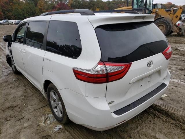 Image 3 of 2017 TOYOTA SIENNA LE 2017 with VIN 5TDKZ3DC8HS868275