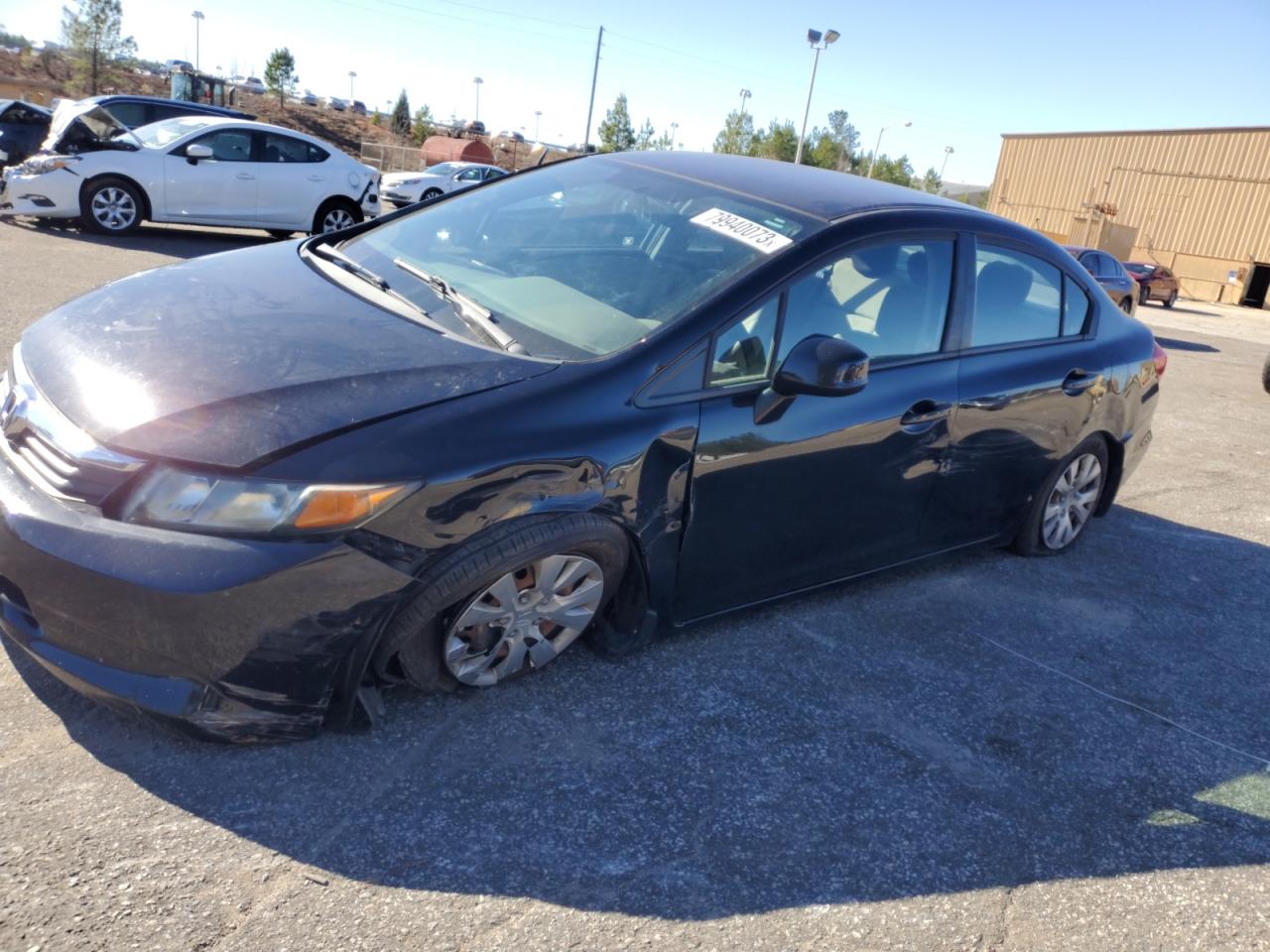 Obraz 1 z 2012 HONDA CIVIC LX 2012 z VIN 19XFB2F57CE002066