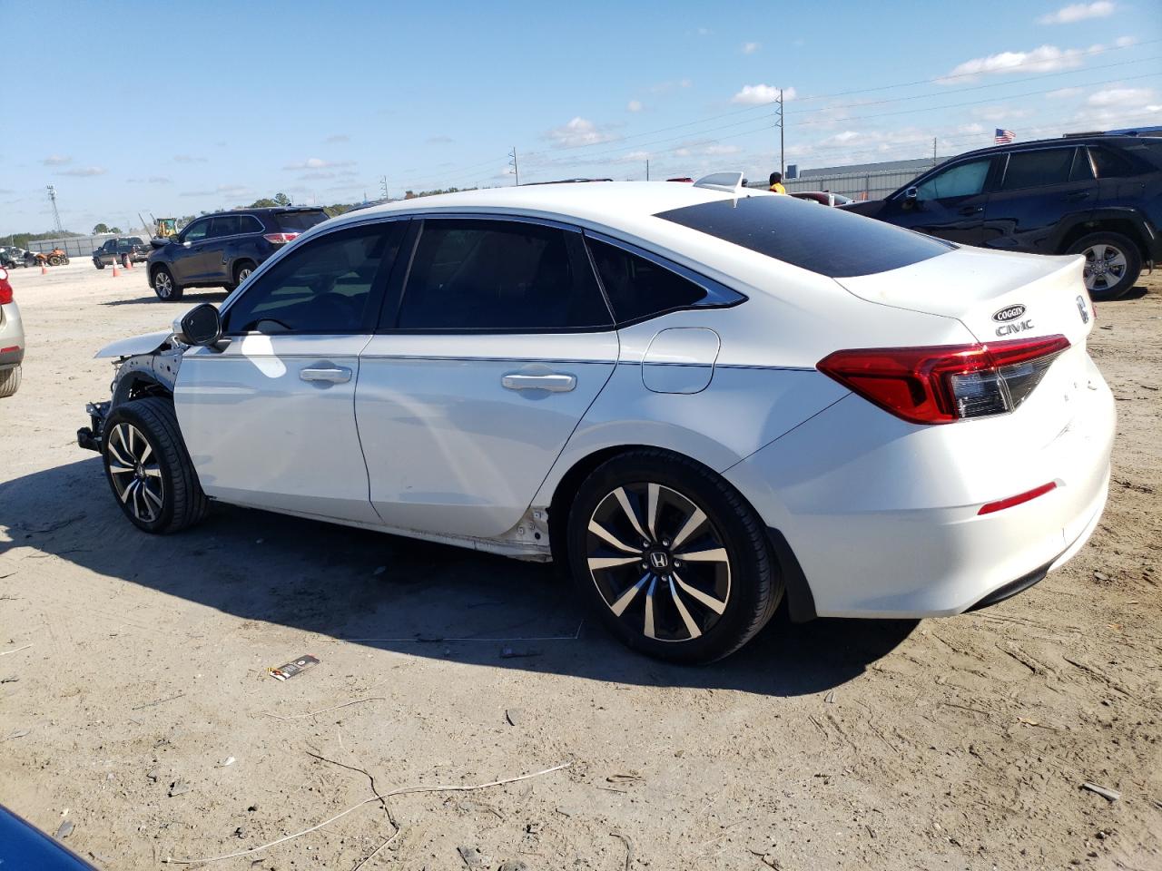 Изображение 2 2022 HONDA CIVIC EX 2022 с VIN JHMFE1F71NX004142