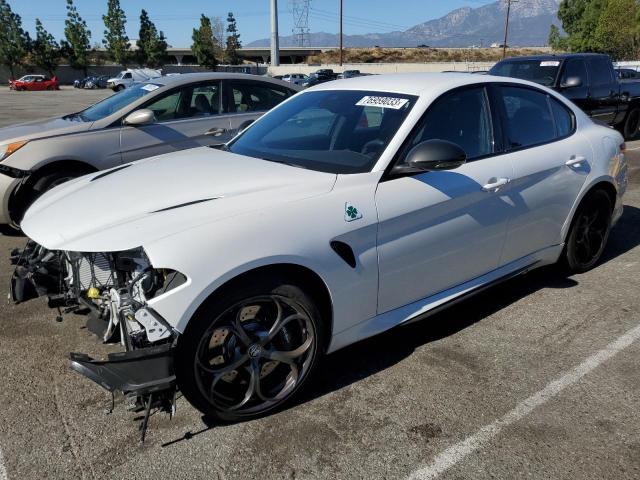 Image 1 of 2020 ALFA ROMEO GIULIA QUADRIFOGLIO 2020 with VIN ZARFAMEV7L7632692