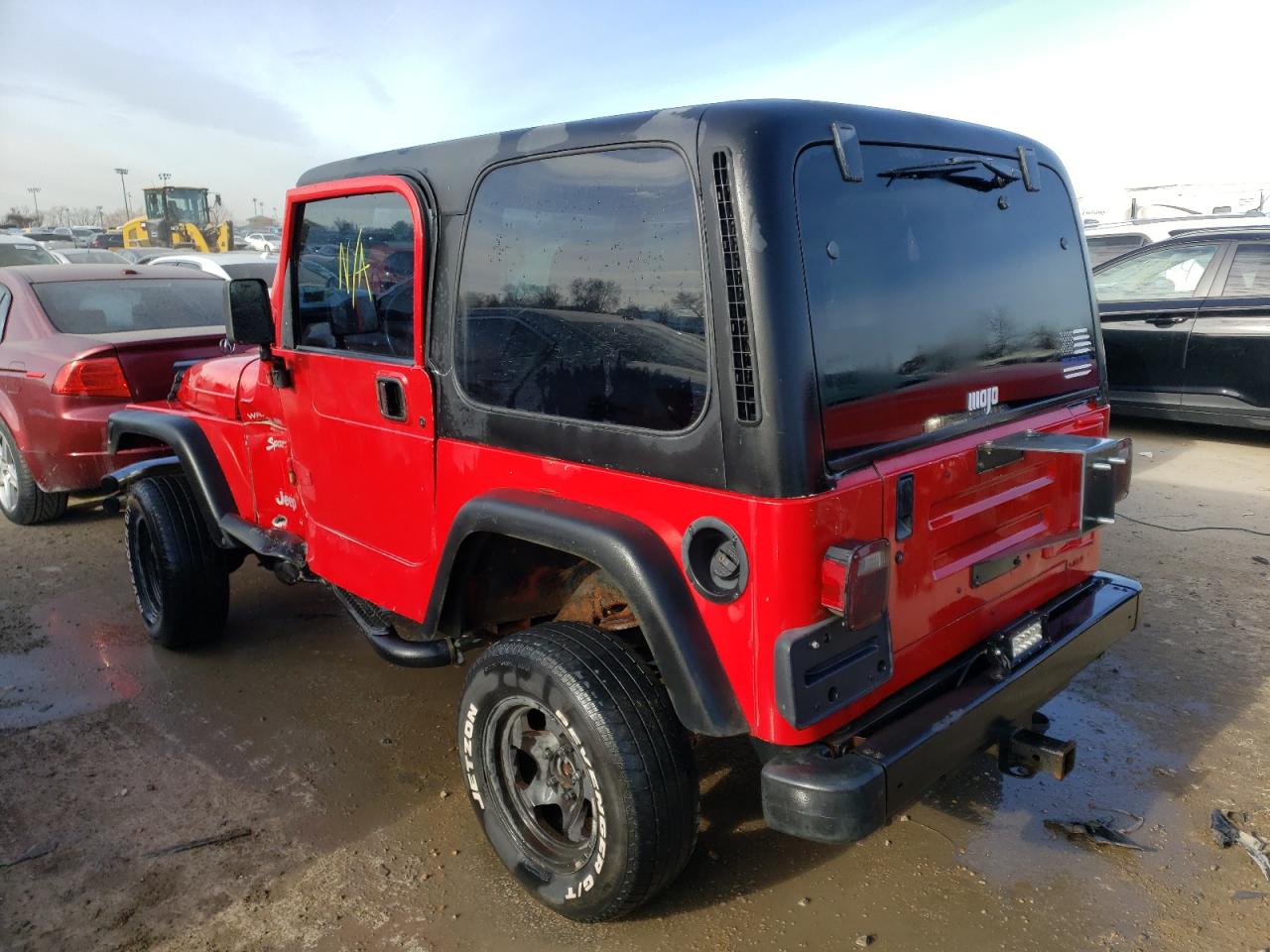 Image 2 of 2001 JEEP WRANGLER / TJ SPORT 2001 with VIN 1J4FA49S11P325097