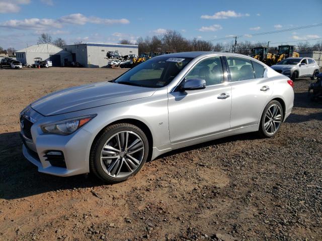 Image 1 of 2015 INFINITI Q50 BASE 2015 with VIN JN1BV7AR3FM399054