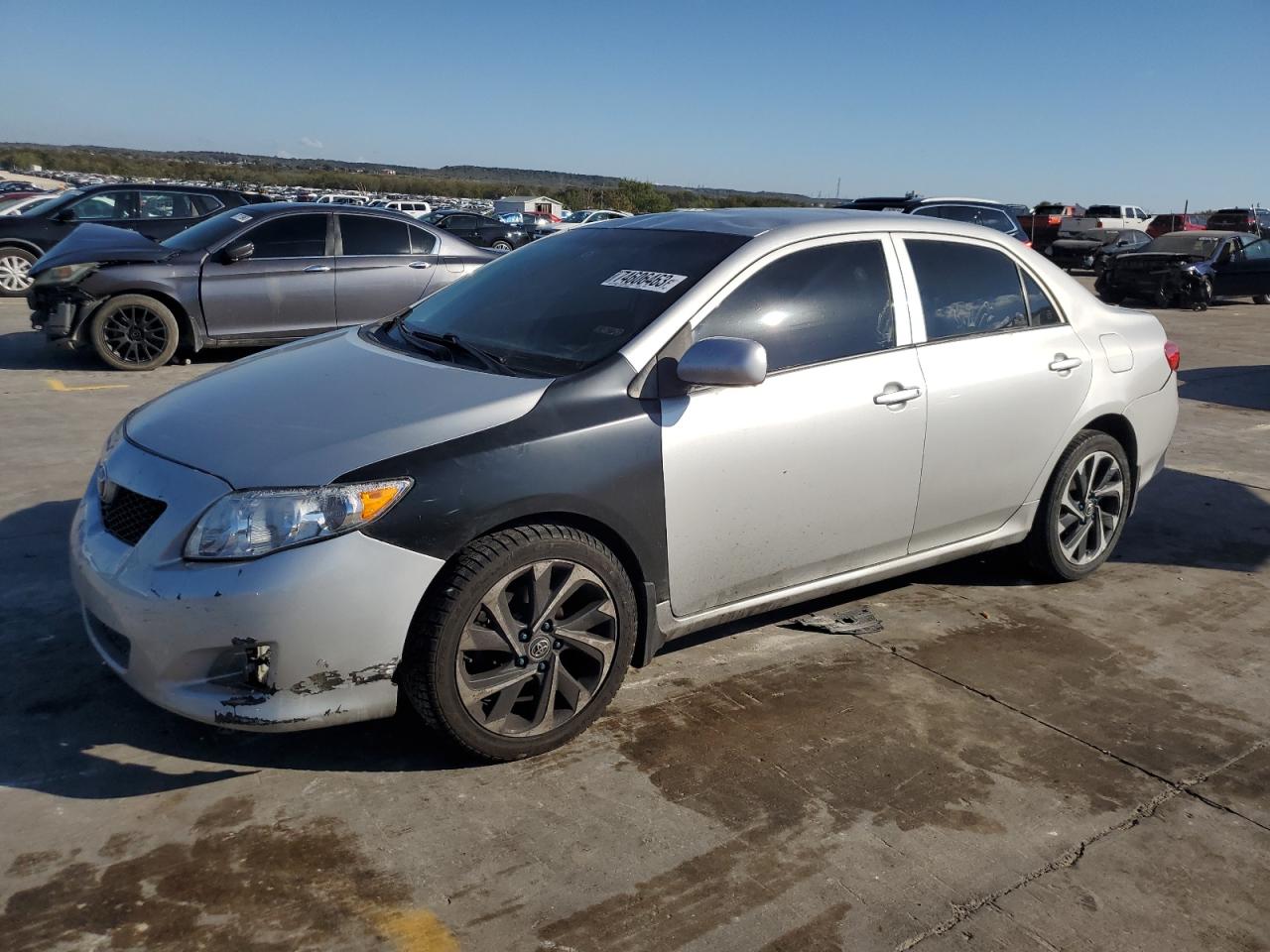 Image 1 of 2009 TOYOTA COROLLA BASE 2009 with VIN JTDBL40EX99092844