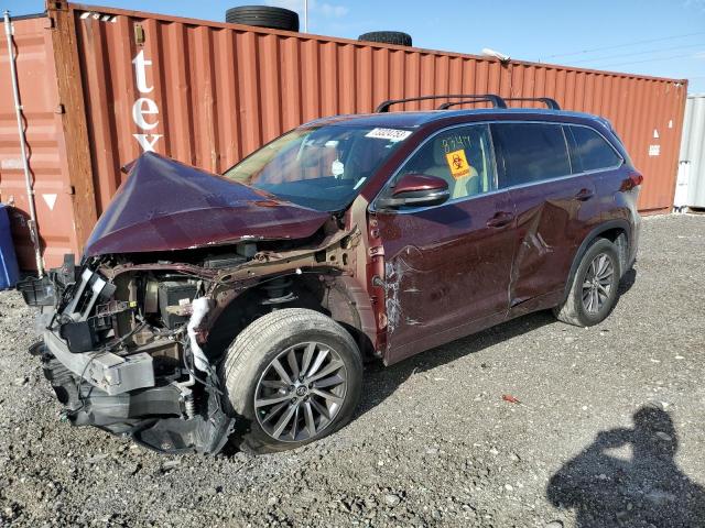 Image 1 of 2018 TOYOTA HIGHLANDER SE 2018 with VIN 5TDKZRFH0JS274832