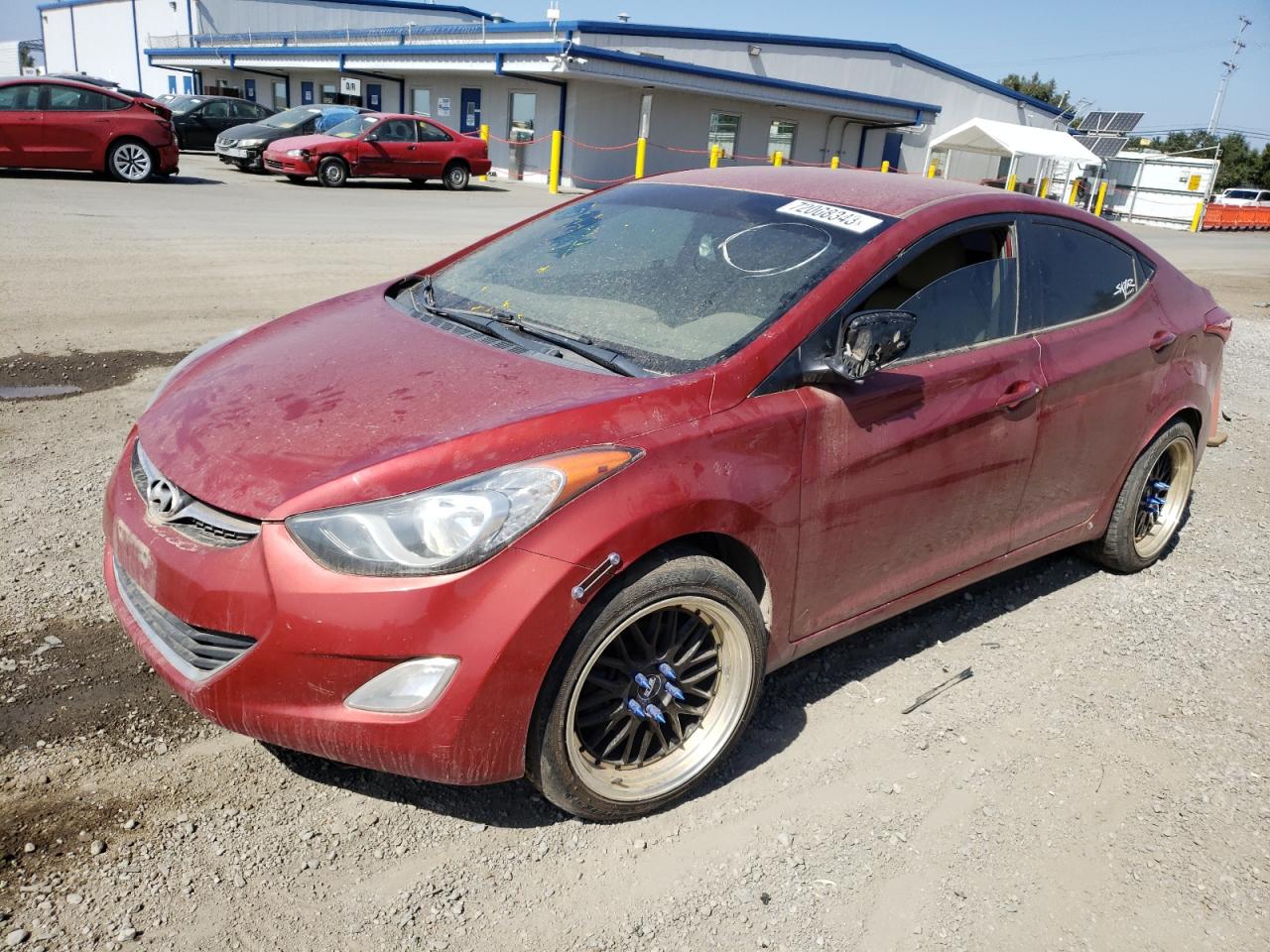 Image 1 of 2013 HYUNDAI ELANTRA GLS 2013 with VIN KMHDH4AE0DU705032