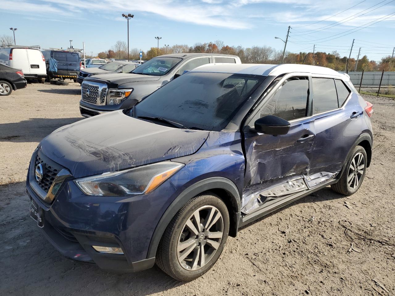 Image 1 of 2019 NISSAN KICKS S 2019 with VIN 3N1CP5CU1KL563331