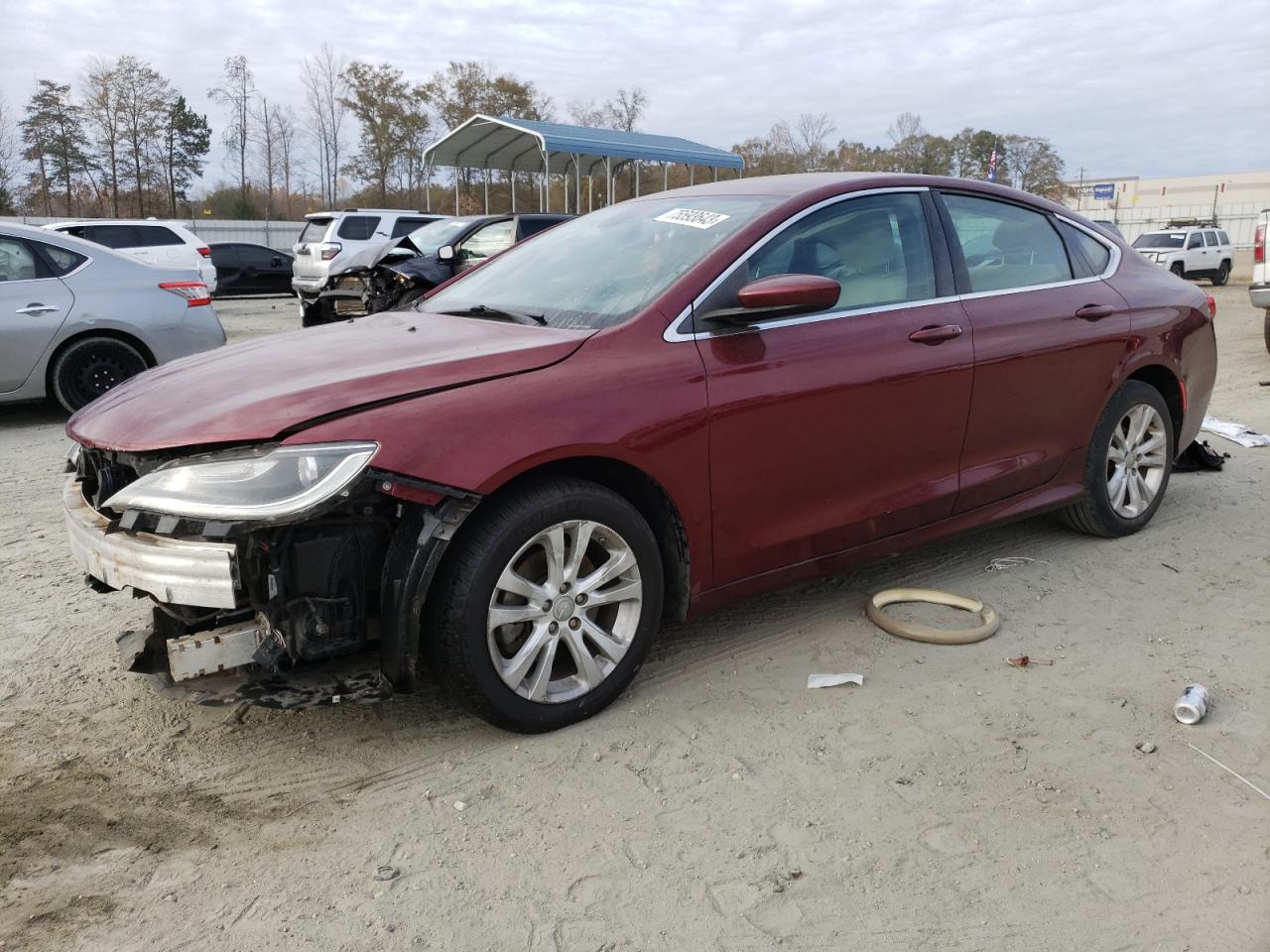 Image 1 of 2015 CHRYSLER 200 LIMITED 2015 with VIN 1C3CCCAB2FN693613
