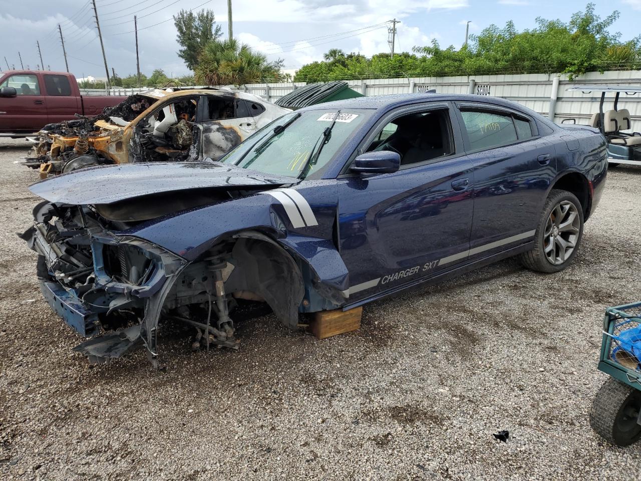 Image 1 of 2015 DODGE CHARGER SXT 2015 with VIN 2C3CDXHG3FH907233
