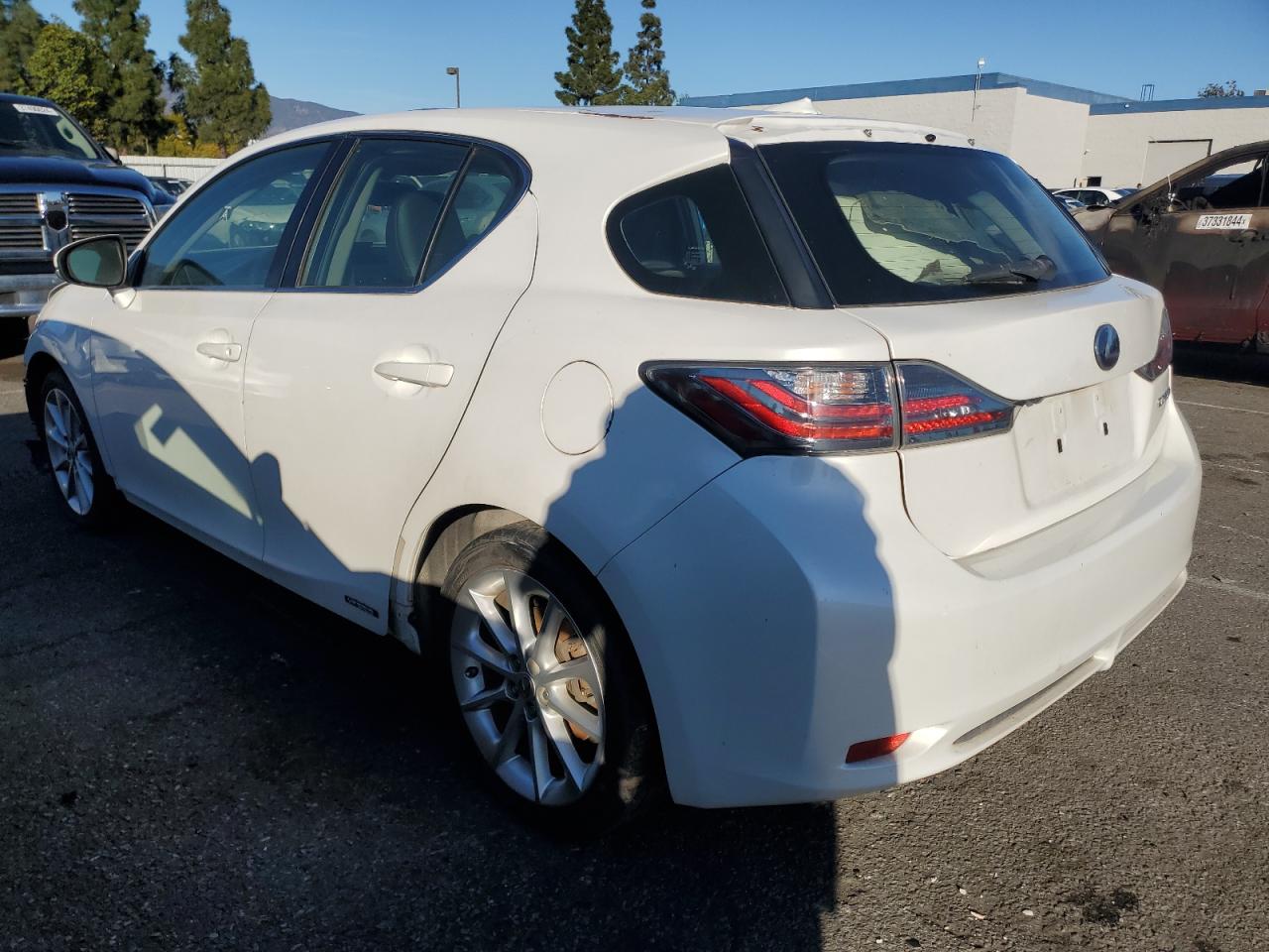 Image 2 of 2012 LEXUS CT 200 2012 with VIN JTHKD5BH1C2047624