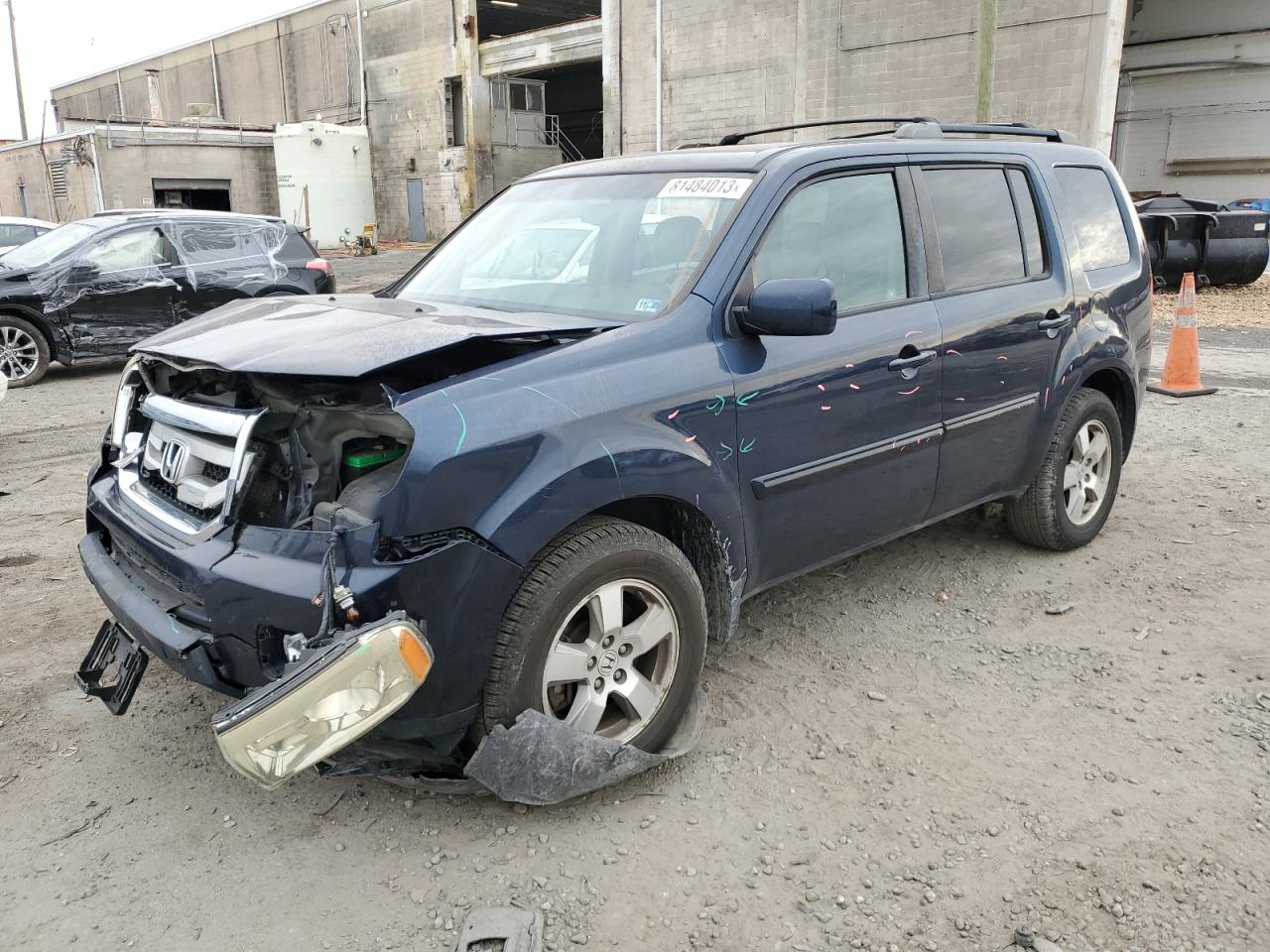 Image 1 of 2011 HONDA PILOT EXL 2011 with VIN 5FNYF4H52BB072461