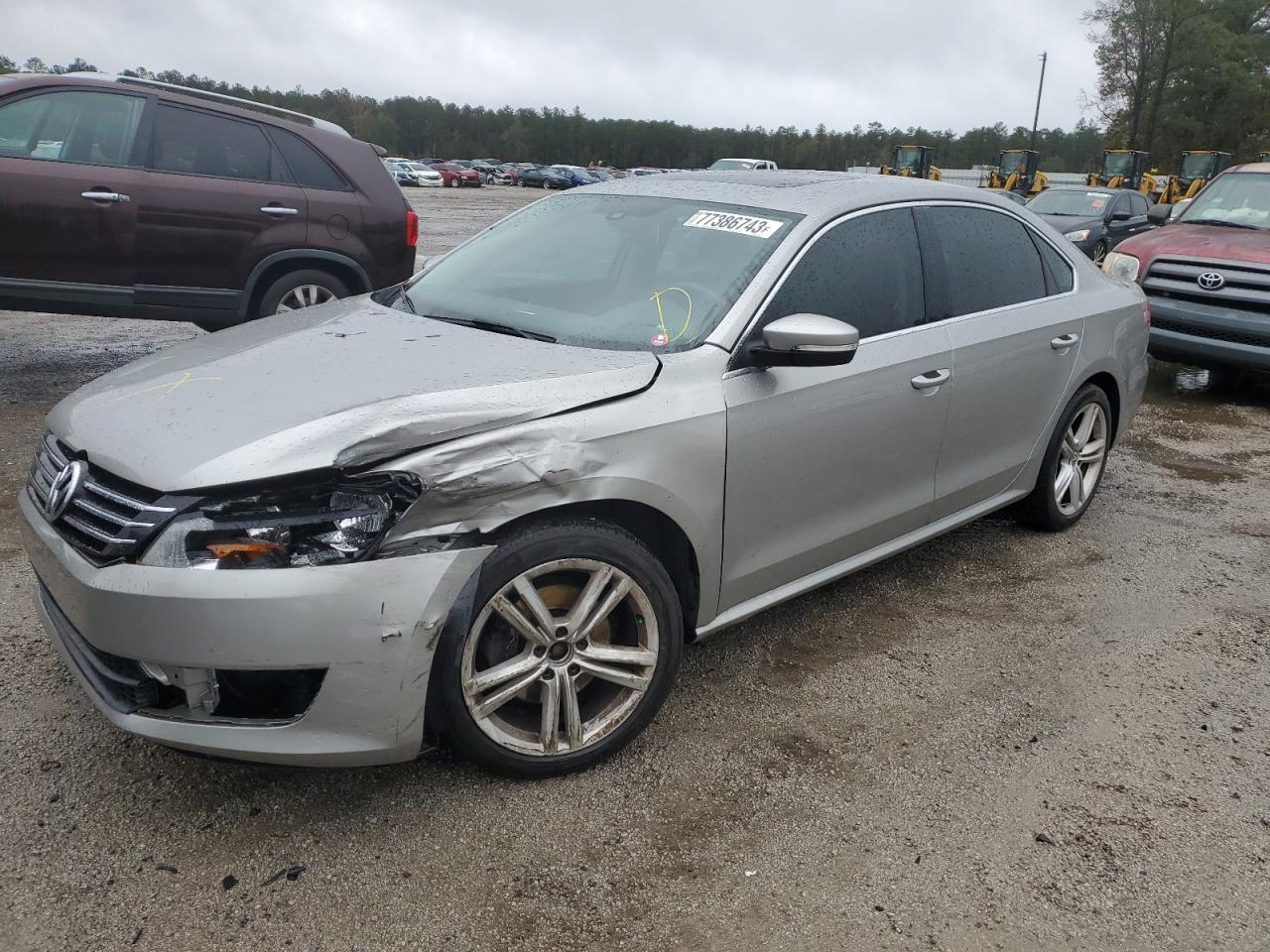 Изображение 1 2014 VOLKSWAGEN PASSAT SE 2014 с VIN 1VWBT7A31EC070644