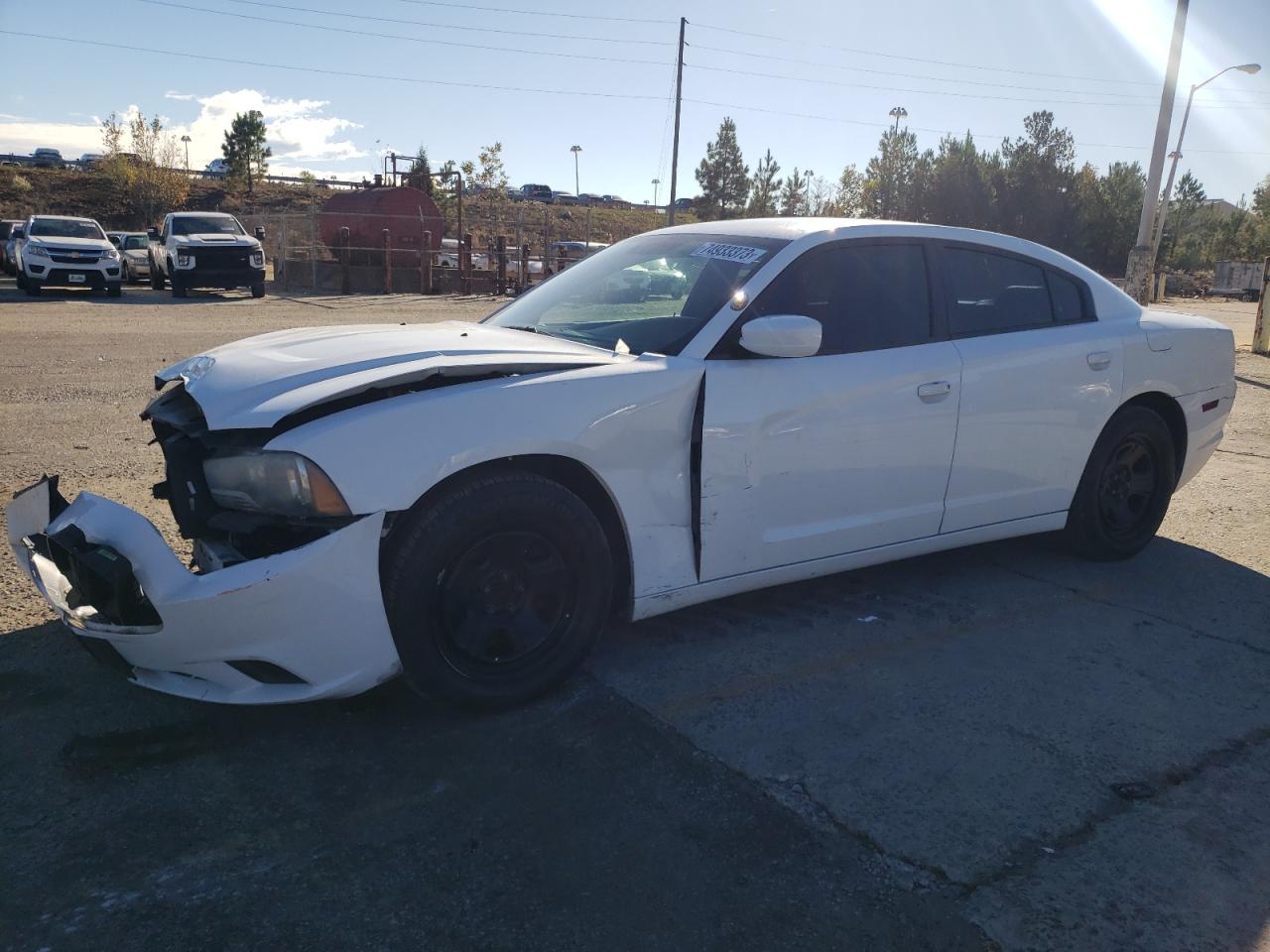 Image 1 of 2013 DODGE CHARGER POLICE 2013 with VIN 2C3CDXAG5DH592345