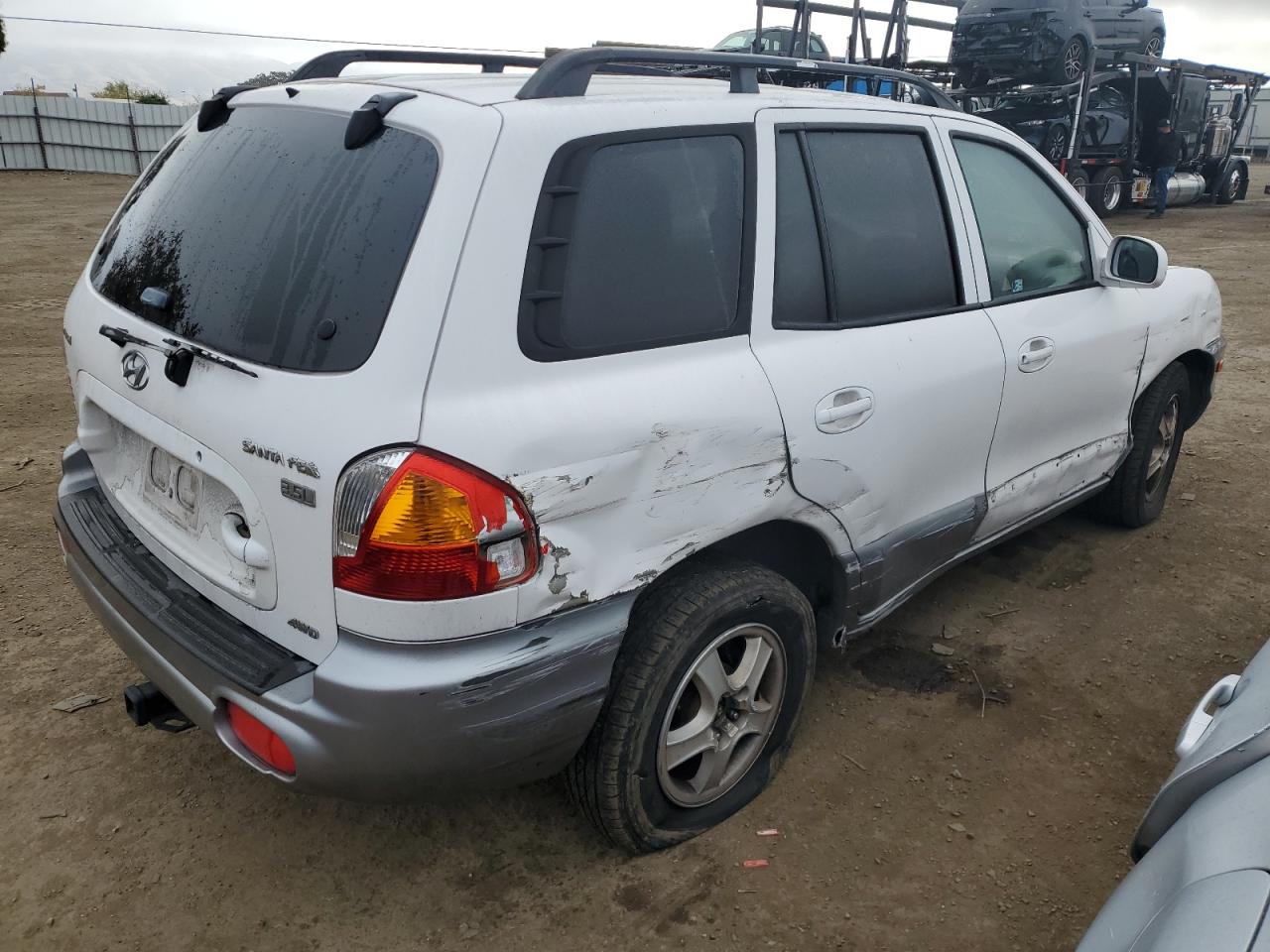 Image 3 of 2004 HYUNDAI SANTA FE GLS 2004 with VIN KM8SC73EX4U676160