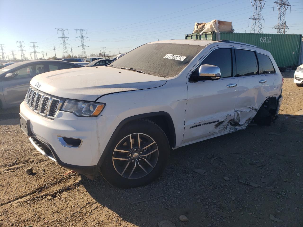 Image 1 of 2018 JEEP GRAND CHEROKEE LIMITED 2018 with VIN 1C4RJFBG1JC454582