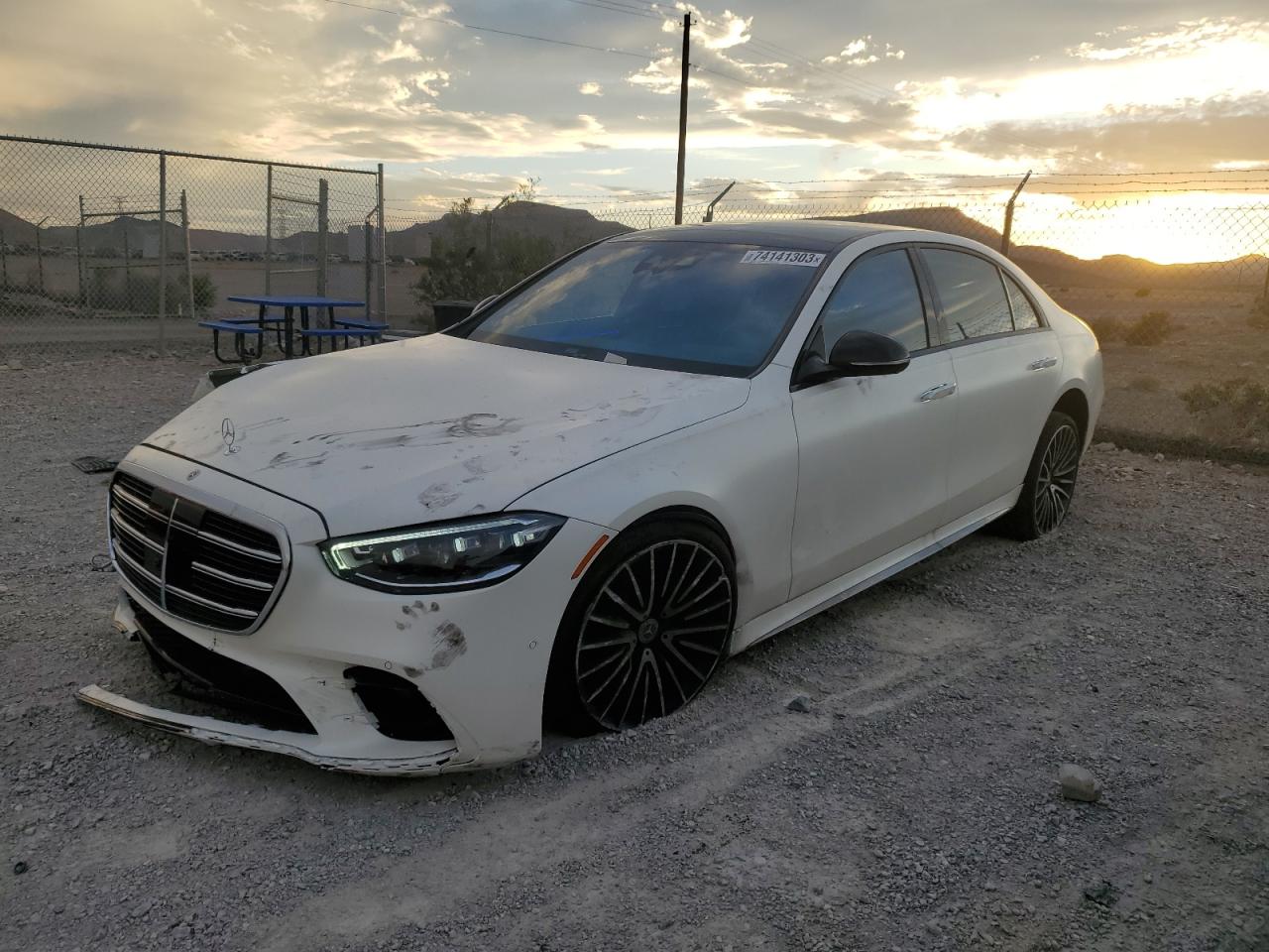 Image 1 of 2023 MERCEDES-BENZ S 500 4MATIC 2023 with VIN W1K6G6DB6PA208284