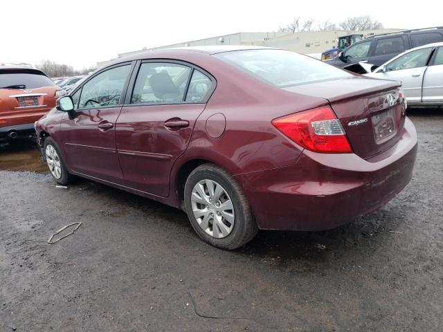 Image 2 of 2012 HONDA CIVIC LX 2012 with VIN 2HGFB2F50CH543742