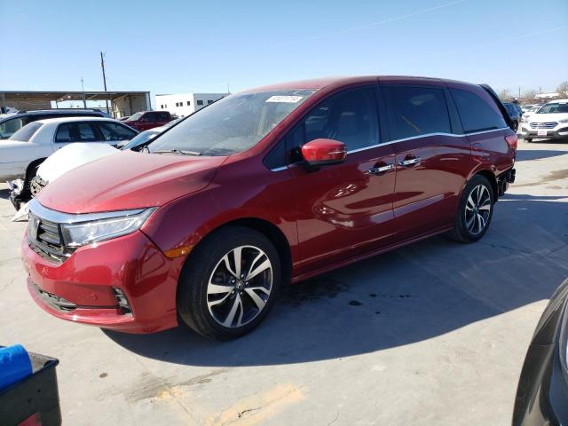 Image 1 of 2022 HONDA ODYSSEY TOURING 2022 with VIN 5FNRL6H84NB022801