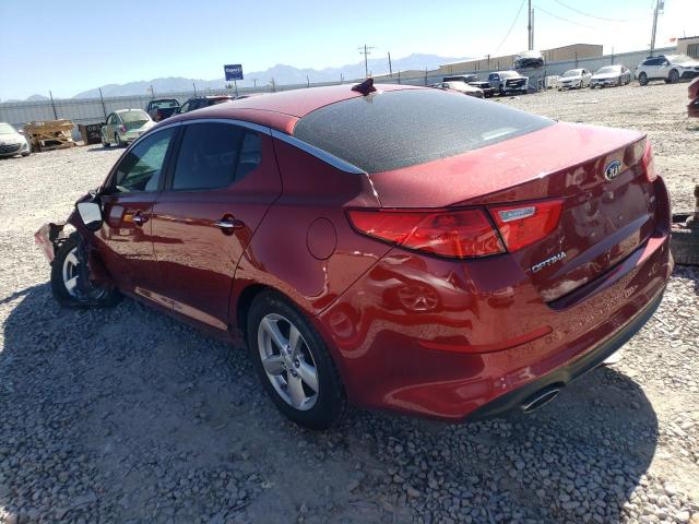 Image 2 of 2014 KIA OPTIMA LX 2014 with VIN 5XXGM4A70EG307972