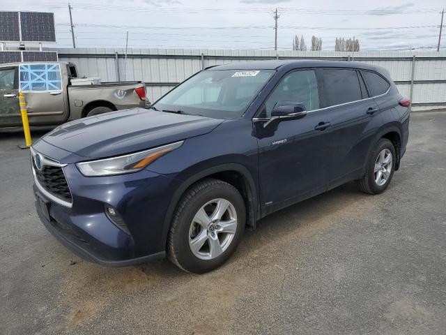 Image 1 of 2021 TOYOTA HIGHLANDER HYBRID LE 2021 with VIN 5TDBBRCH1MS058727