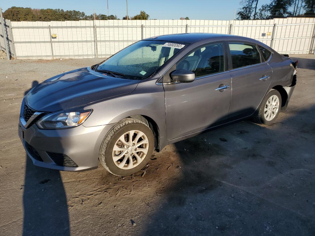 Image 1 of 2019 NISSAN SENTRA S 2019 with VIN 3N1AB7AP7KL605807