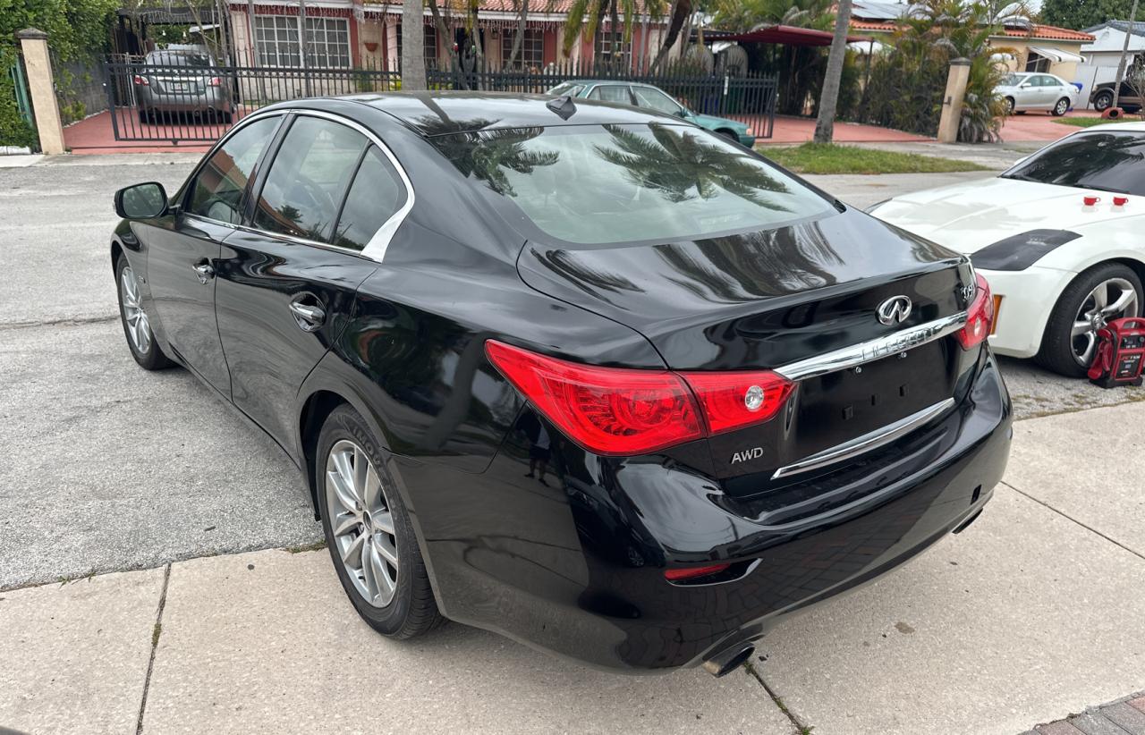 Image 3 of 2016 INFINITI Q50 PREMIUM 2016 with VIN JN1EV7AR1GM343693