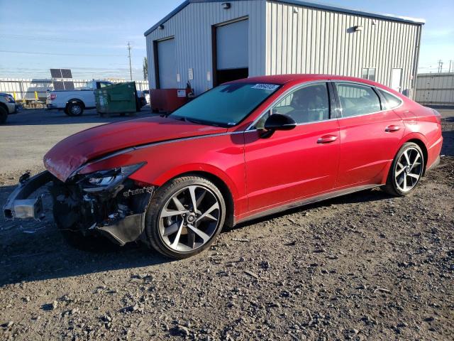 Image 1 of 2021 HYUNDAI SONATA SEL PLUS 2021 with VIN 5NPEJ4J26MH082416
