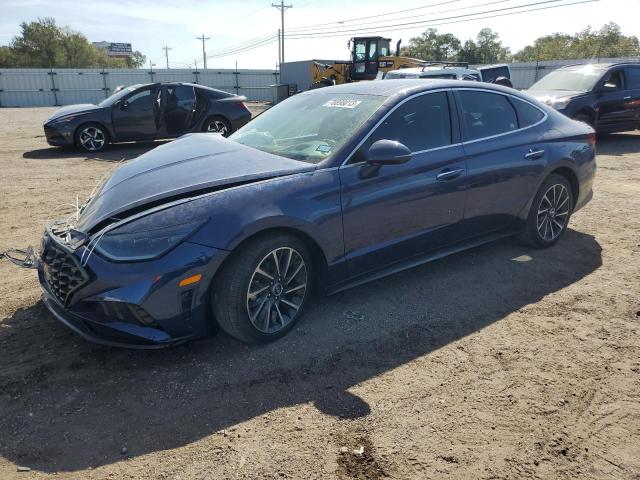 Image 1 of 2022 HYUNDAI SONATA LIMITED 2022 with VIN 5NPEH4J26NH148444